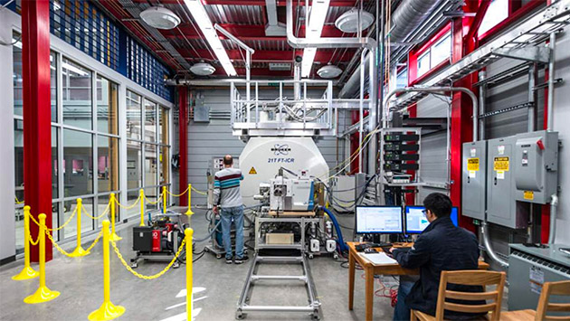 National High Field Magnet Laboratory interior shot